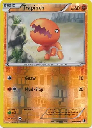 Primal Clash Trapinch #82/160 reverse holo